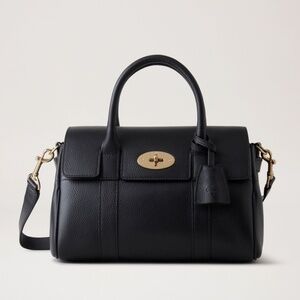 Mulberry 'Bayswater Satchel' in Black Classic Grain Leather  - MSRP $1545 - NWT